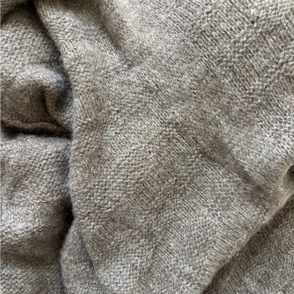 Barbarossa Italian Cashmere Scarf, Brown - Picture 2 of 5